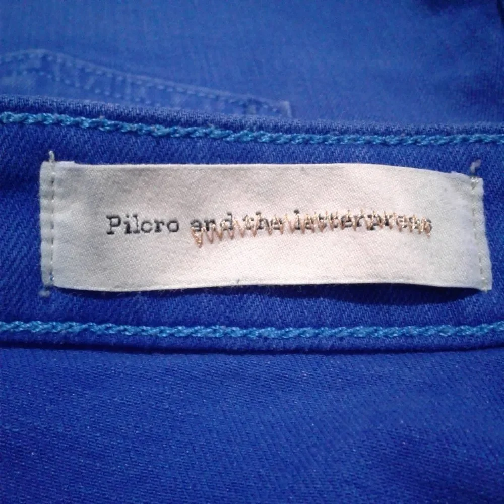 Anthropologie Cobalt Blue Jean Shorts - Picture 4 of 7